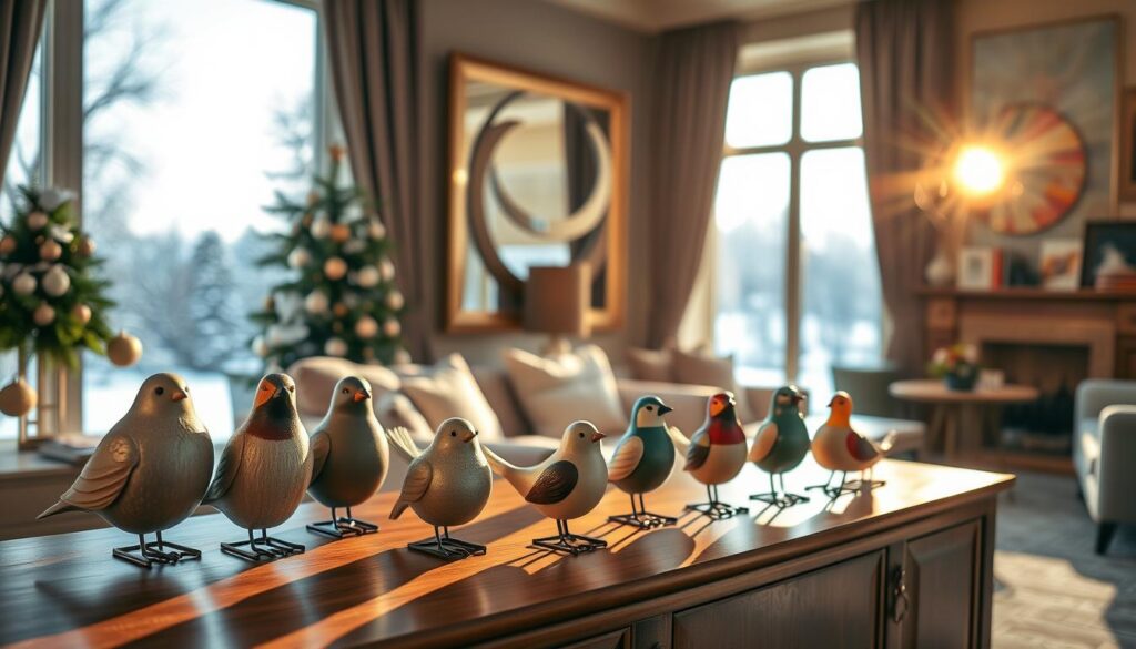 stylish bird ornaments for interiors