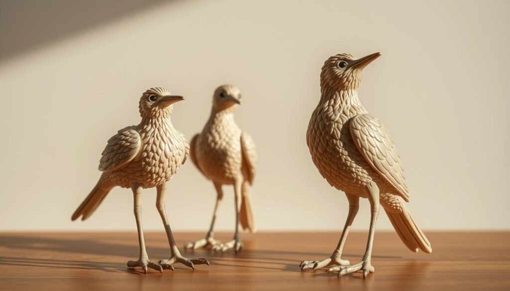 unique bird figurines